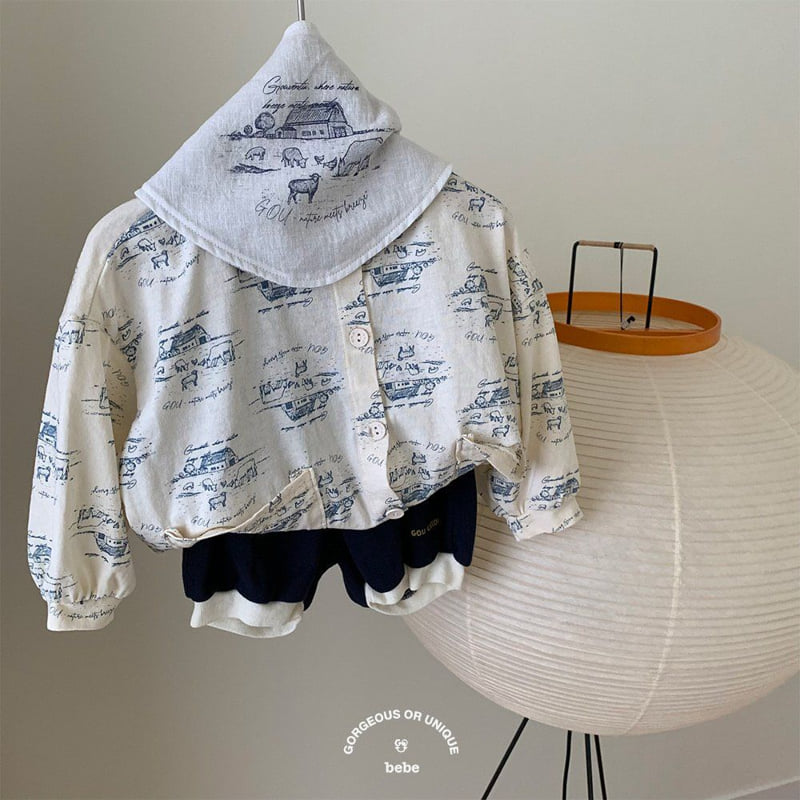 go;u - Korean Baby Fashion - #babyboutiqueclothing - Bebe Each Other Cardigan - 8