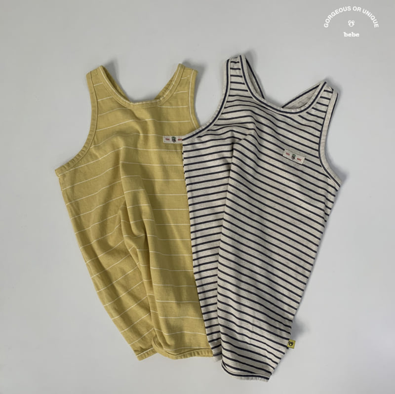 go;u - Korean Baby Fashion - #babyboutiqueclothing - Bebe Stripe Suit