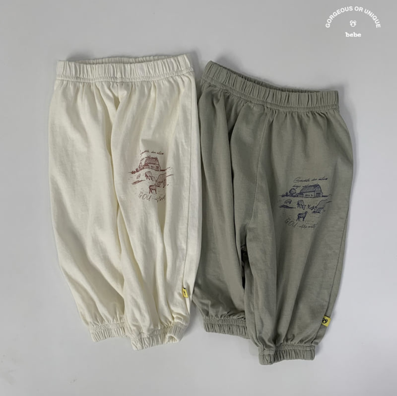 go;u - Korean Baby Fashion - #babyboutiqueclothing - Bebe Ranch Long Pants