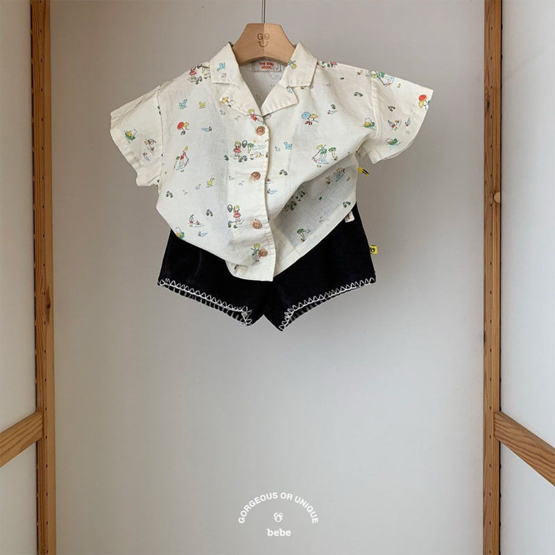 go;u - Korean Baby Fashion - #babyclothing - Bebe Together Shirt - 6