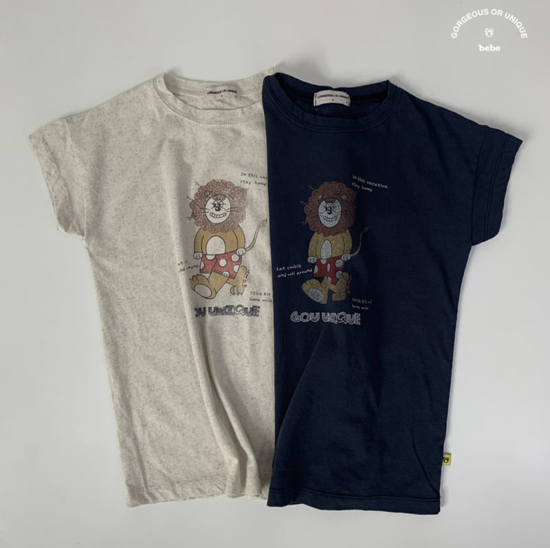 go;u - Korean Baby Fashion - #babyclothing - Bebe Lion One-piece