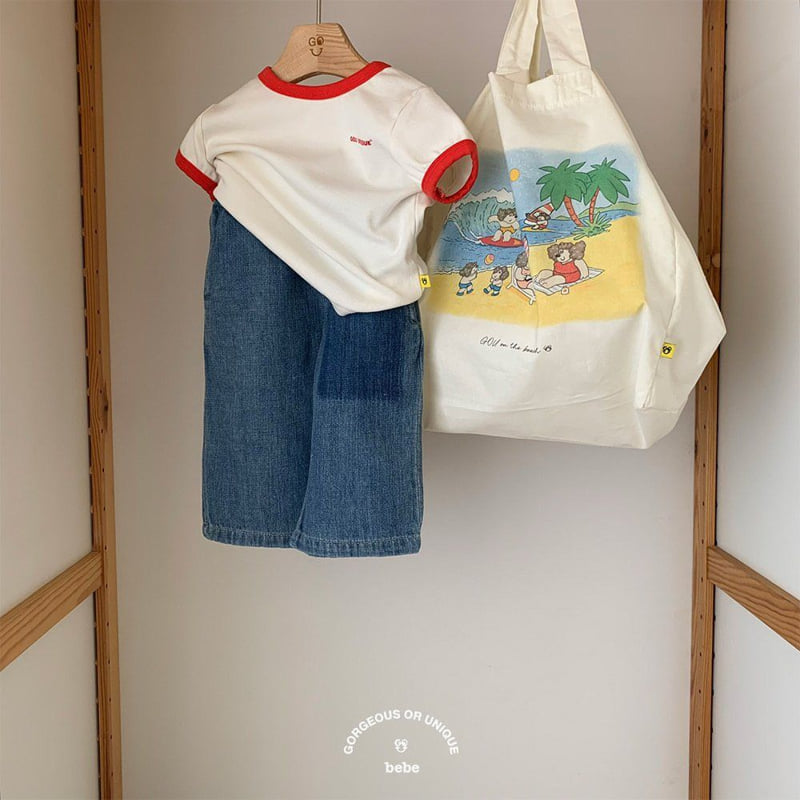 go;u - Korean Baby Fashion - #babyfashion - Bebe Retro Tee - 7