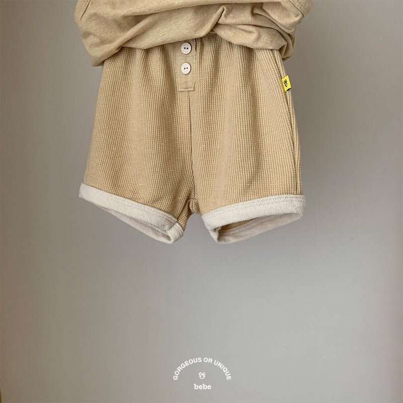 go;u - Korean Baby Fashion - #babyfashion - Bebe Mini Shorts - 5