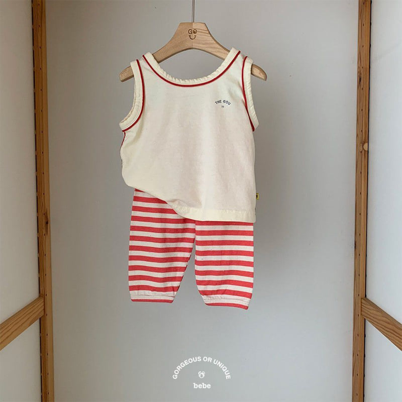 go;u - Korean Baby Fashion - #babyfashion - Bebe Pepero Pants - 2