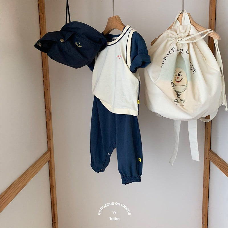 go;u - Korean Baby Fashion - #babyfever - Bebe Toto Sleeveless - 10