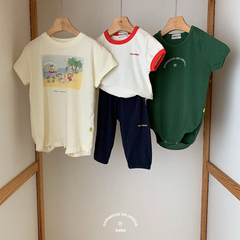 go;u - Korean Baby Fashion - #babyfever - Bebe Retro Tee - 8