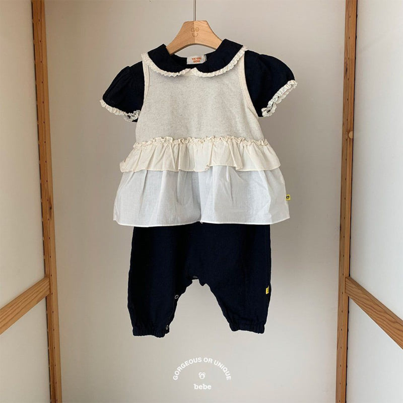 go;u - Korean Baby Fashion - #babyfever - Bebe Lovely Suit - 5