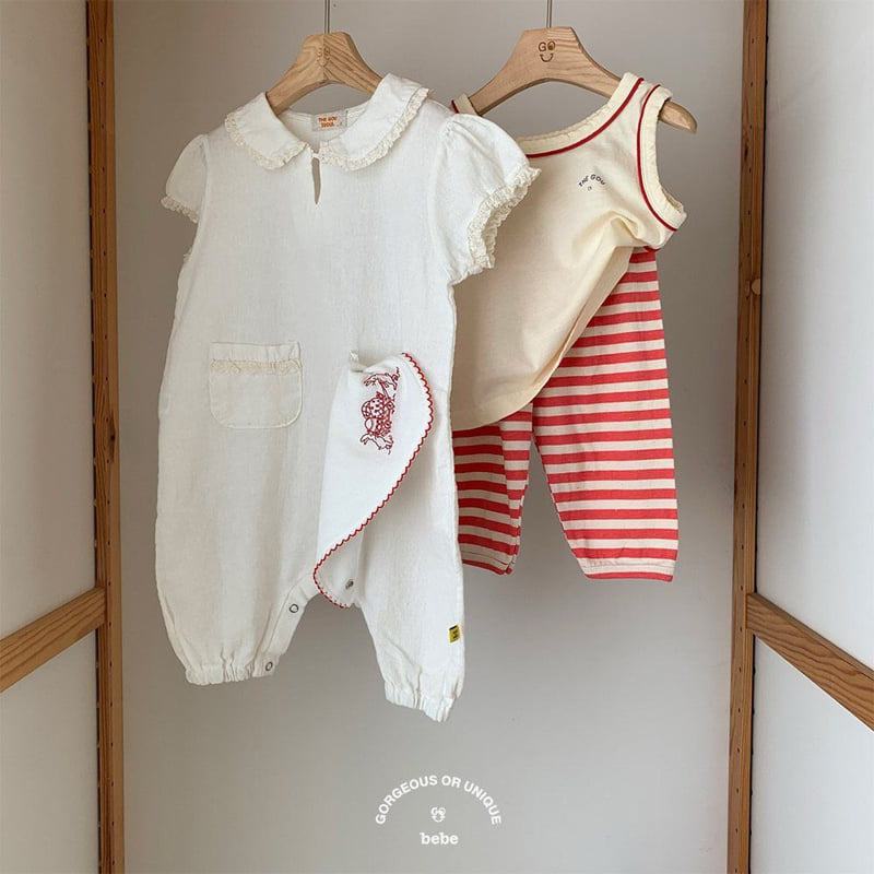 go;u - Korean Baby Fashion - #babyfever - Bebe Pepero Pants - 3