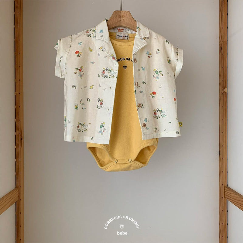 go;u - Korean Baby Fashion - #babyfever - Bebe Together Shirt - 8