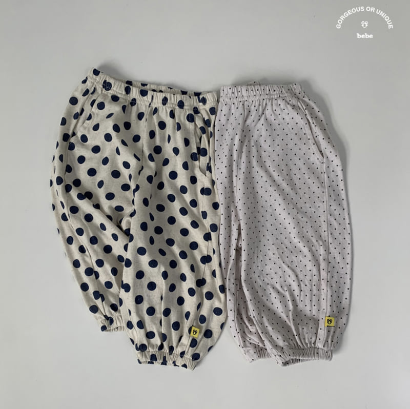 go;u - Korean Baby Fashion - #babyfever - Bebe Mango Dot Pants