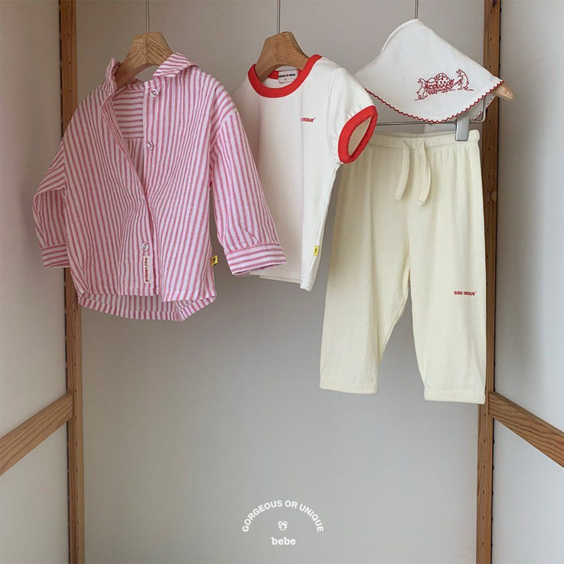 go;u - Korean Baby Fashion - #babygirlfashion - Bebe Retro Tee - 9