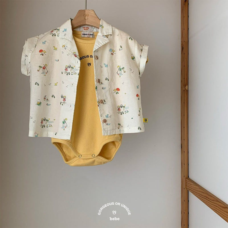 go;u - Korean Baby Fashion - #babygirlfashion - Bebe Together Shirt - 9