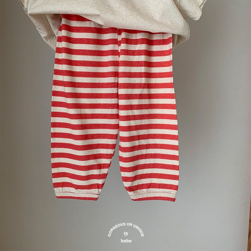go;u - Korean Baby Fashion - #babylifestyle - Bebe Pepero Pants - 5