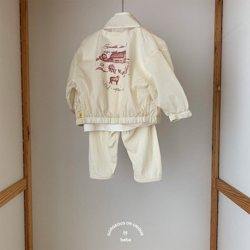 go;u - Korean Baby Fashion - #babylifestyle - Bebe Ranch Wind Jumper - 3