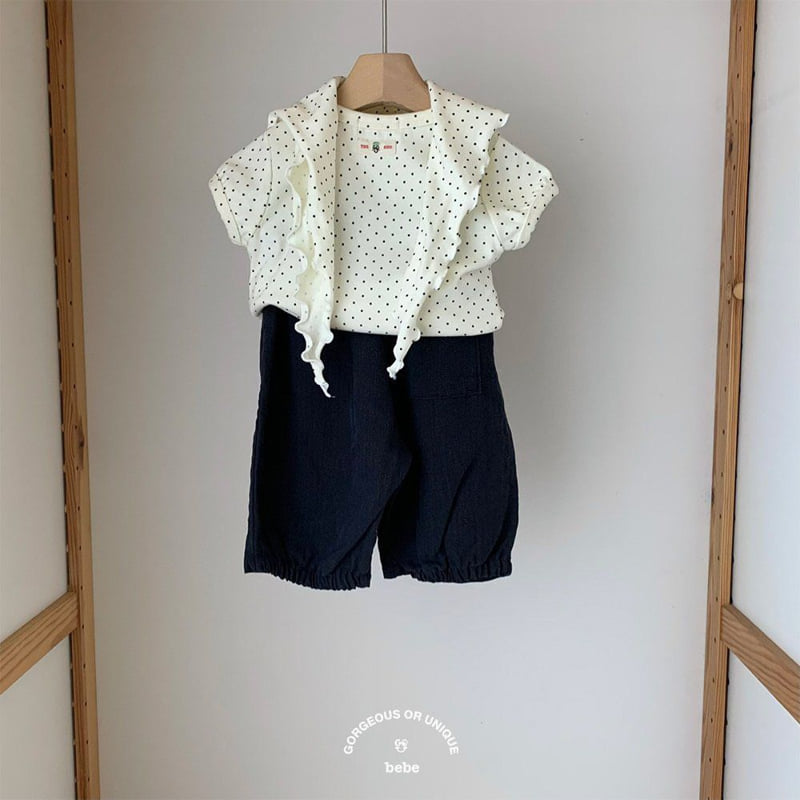 go;u - Korean Baby Fashion - #babylifestyle - Bebe Dot Set - 5