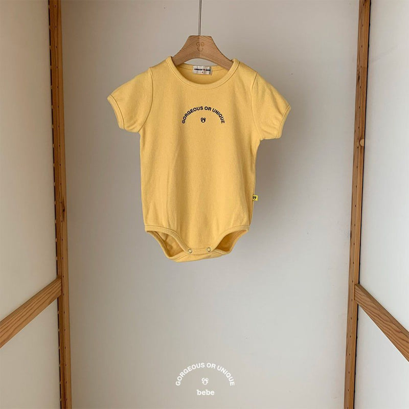 go;u - Korean Baby Fashion - #babylifestyle - Bebe Half Half Suit - 2