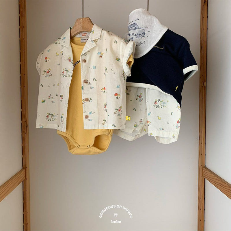 go;u - Korean Baby Fashion - #babylifestyle - Bebe Together Shirt - 10