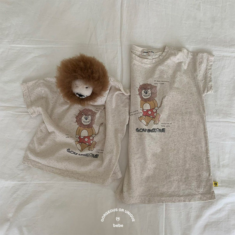 go;u - Korean Baby Fashion - #babylifestyle - Bebe Lion Tee - 7