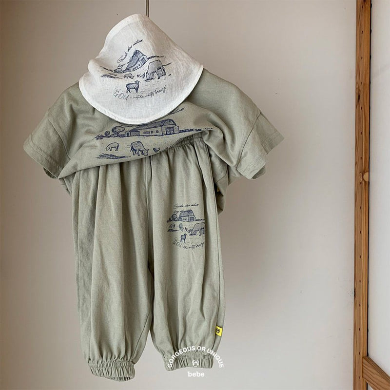 go;u - Korean Baby Fashion - #babylifestyle - Bebe Ranch Bib - 4