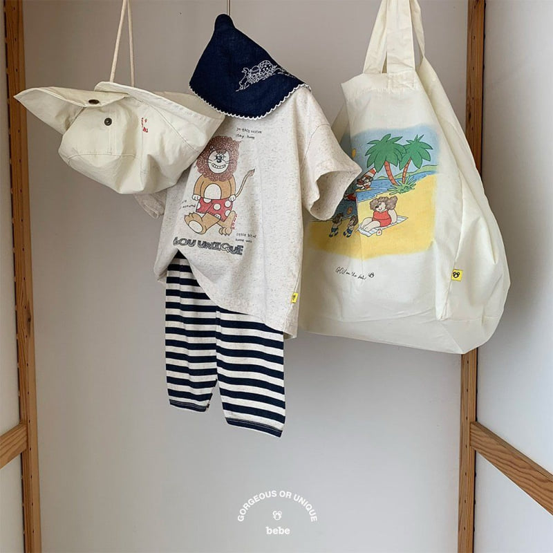 go;u - Korean Baby Fashion - #babyoninstagram - Bebe Lion Tee - 8