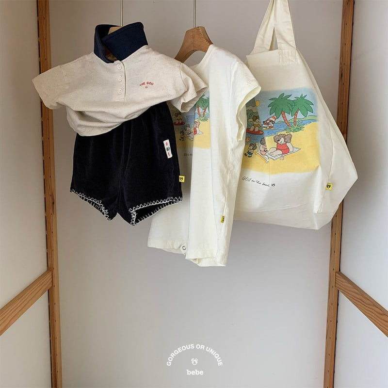 go;u - Korean Baby Fashion - #babyootd - Bebe Caravan Tee - 11