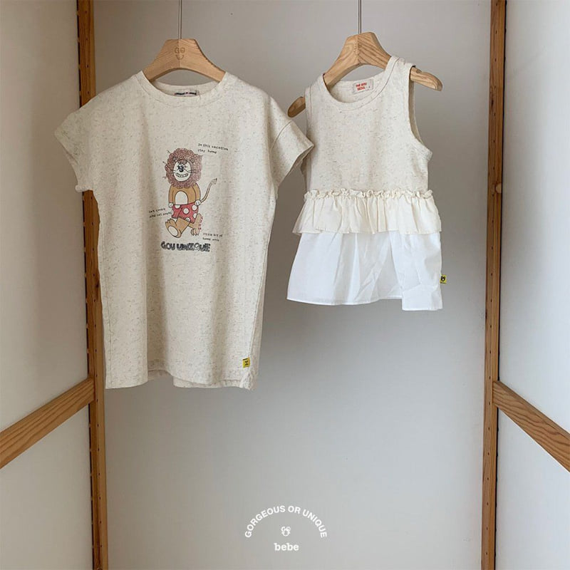 go;u - Korean Baby Fashion - #babyootd - Bebe Lion One-piece - 7
