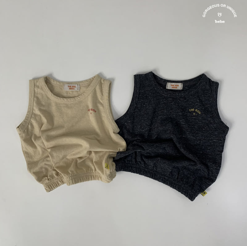 go;u - Korean Baby Fashion - #babyoutfit - Bebe Boka Sleeveless