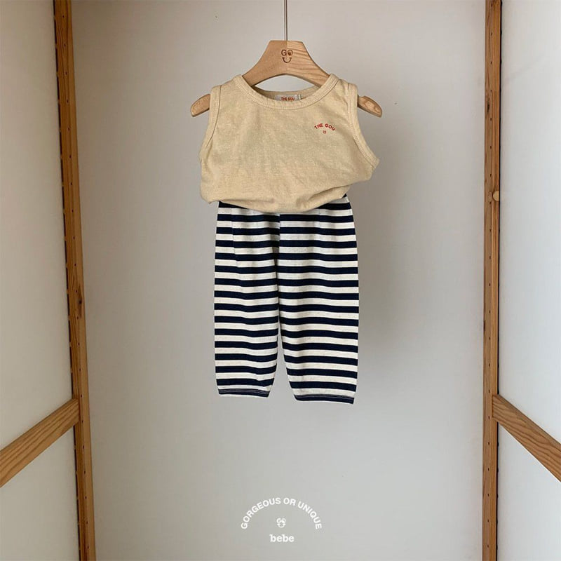 go;u - Korean Baby Fashion - #babyoutfit - Bebe Boka Sleeveless - 2