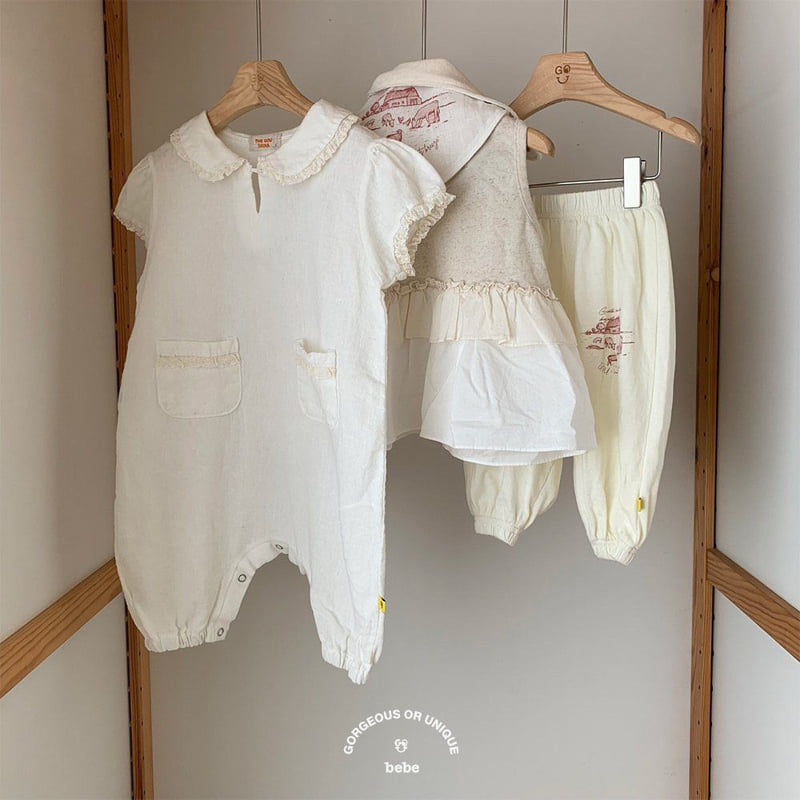 go;u - Korean Baby Fashion - #babyoutfit - Bebe Moist Sleeveless - 9