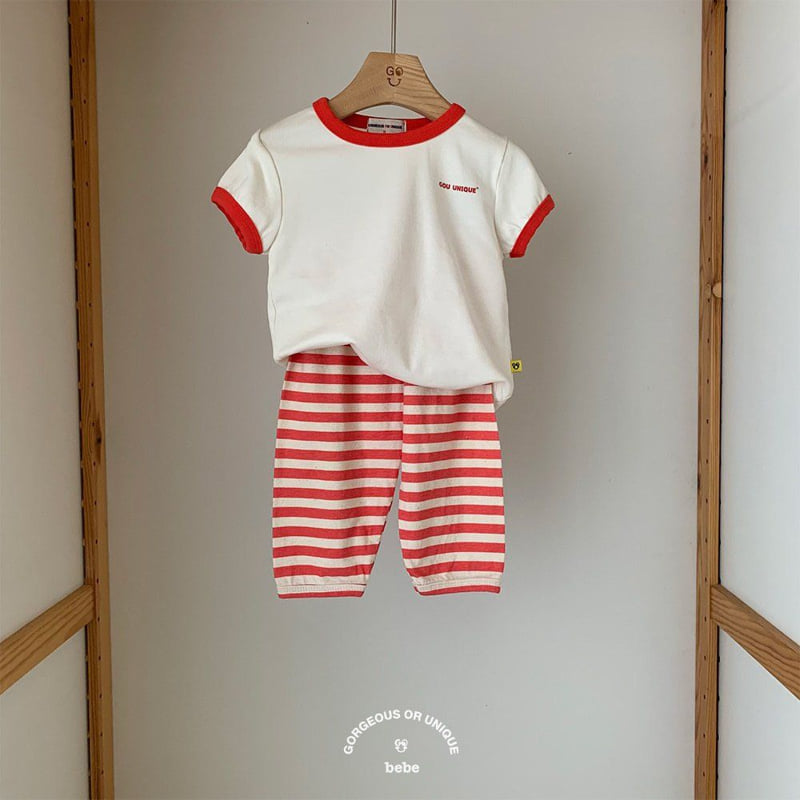 go;u - Korean Baby Fashion - #babyoutfit - Bebe Pepero Pants - 8