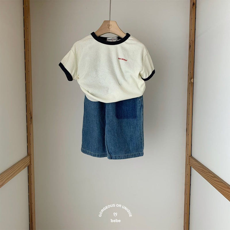 go;u - Korean Baby Fashion - #babyoutfit - Bebe One Tee - 3