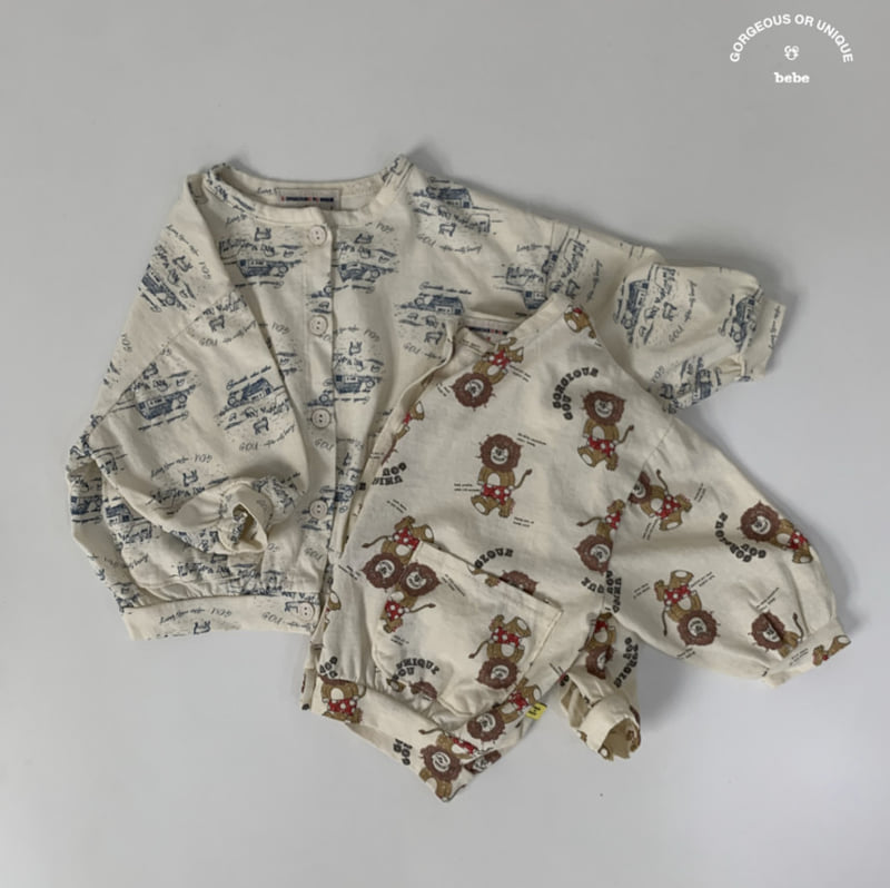go;u - Korean Baby Fashion - #babyoutfit - Bebe Each Other Cardigan