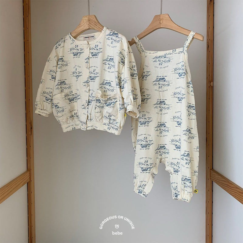go;u - Korean Baby Fashion - #babyoutfit - Bebe Each Other Cardigan - 2