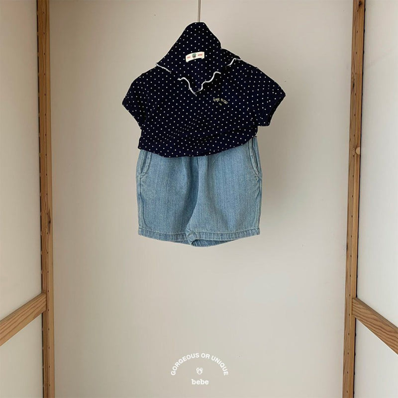 go;u - Korean Baby Fashion - #babyoutfit - Bebe Dot Set - 8
