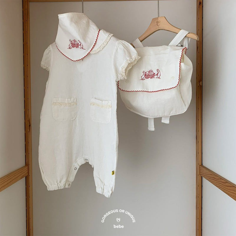 go;u - Korean Baby Fashion - #babyoutfit - Bebe Rabbit Bib - 8