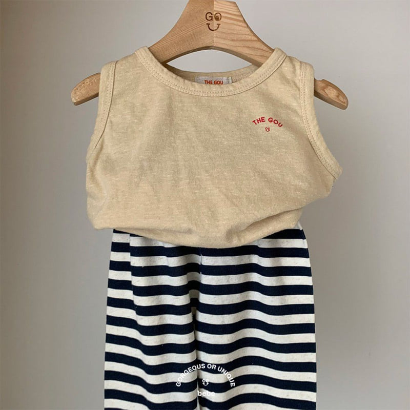 go;u - Korean Baby Fashion - #babywear - Bebe Boka Sleeveless - 3
