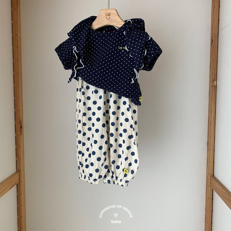 go;u - Korean Baby Fashion - #babywear - Bebe Dot Set - 10
