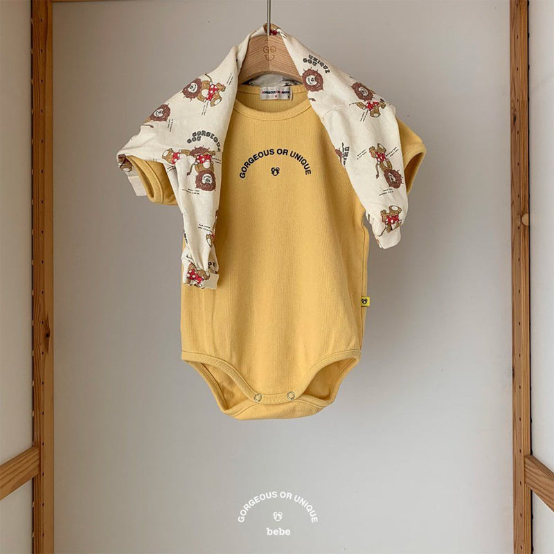 go;u - Korean Baby Fashion - #babywear - Bebe Half Half Suit - 7