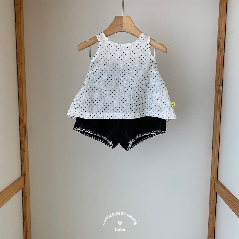 go;u - Korean Baby Fashion - #babywear - Bebe Open Sleeveless - 2