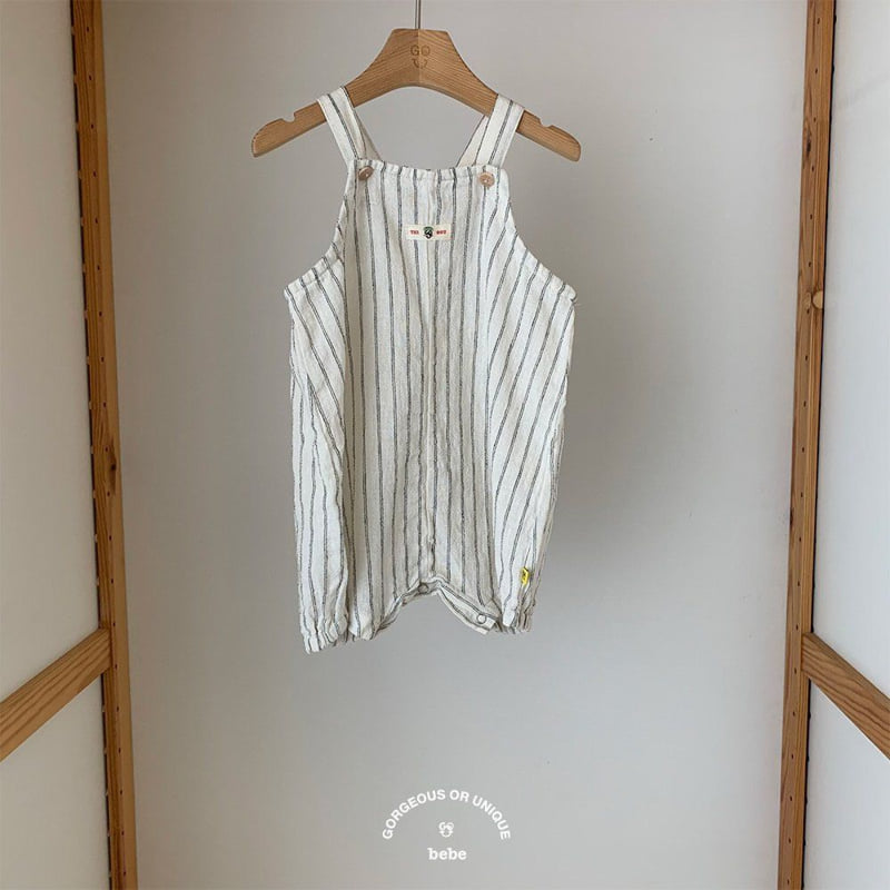 go;u - Korean Baby Fashion - #onlinebabyboutique - Bebe Mama Overalls - 2