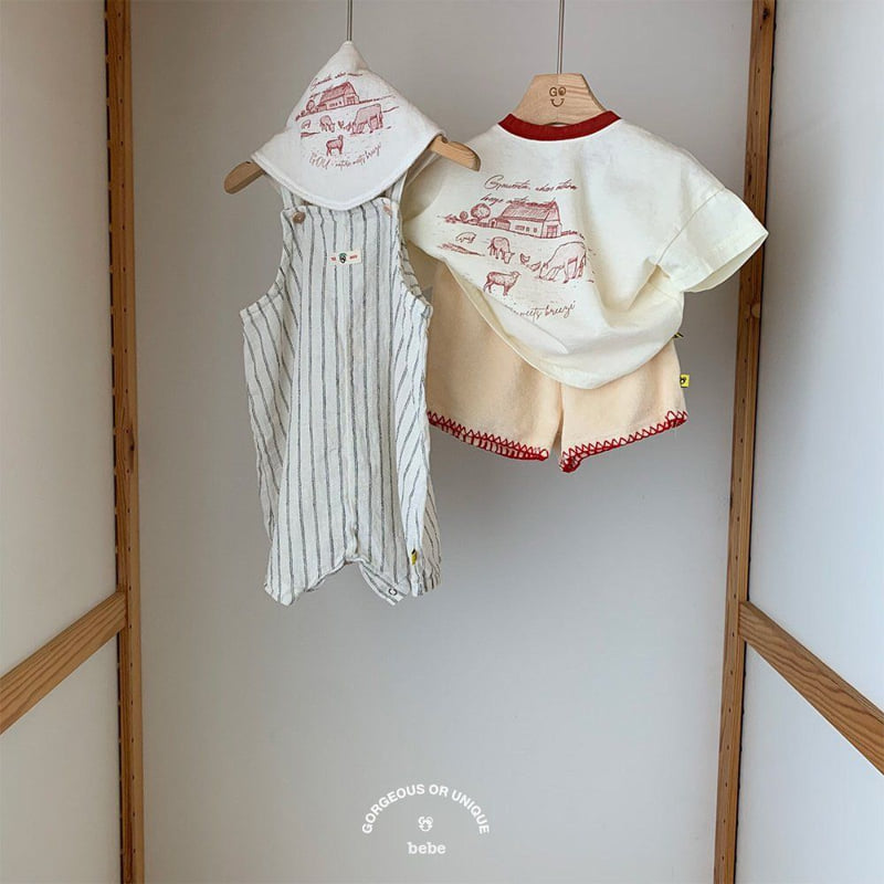 go;u - Korean Baby Fashion - #onlinebabyboutique - Bebe Ranch Tee - 5