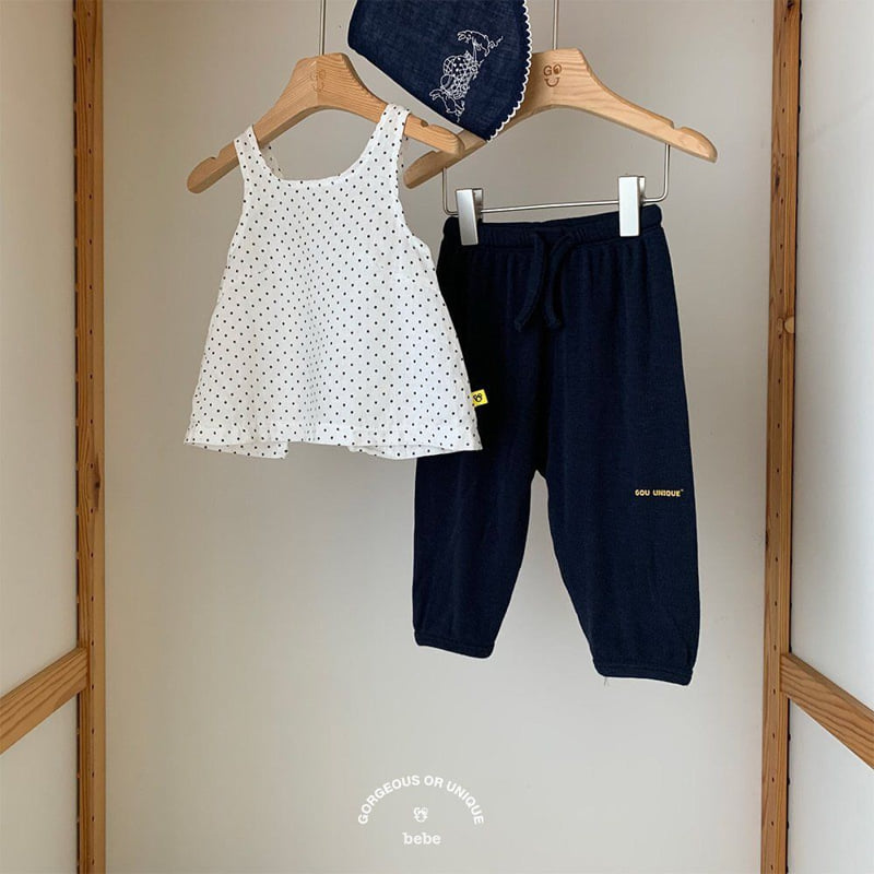 go;u - Korean Baby Fashion - #onlinebabyboutique - Bebe Open Sleeveless - 3