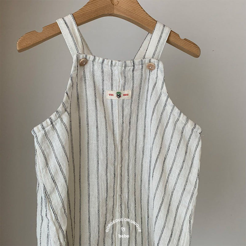 go;u - Korean Baby Fashion - #onlinebabyshop - Bebe Mama Overalls - 3