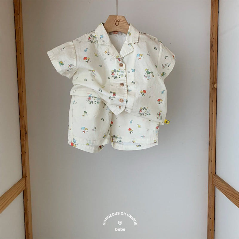 go;u - Korean Baby Fashion - #onlinebabyshop - Bebe Together Shirt - 2