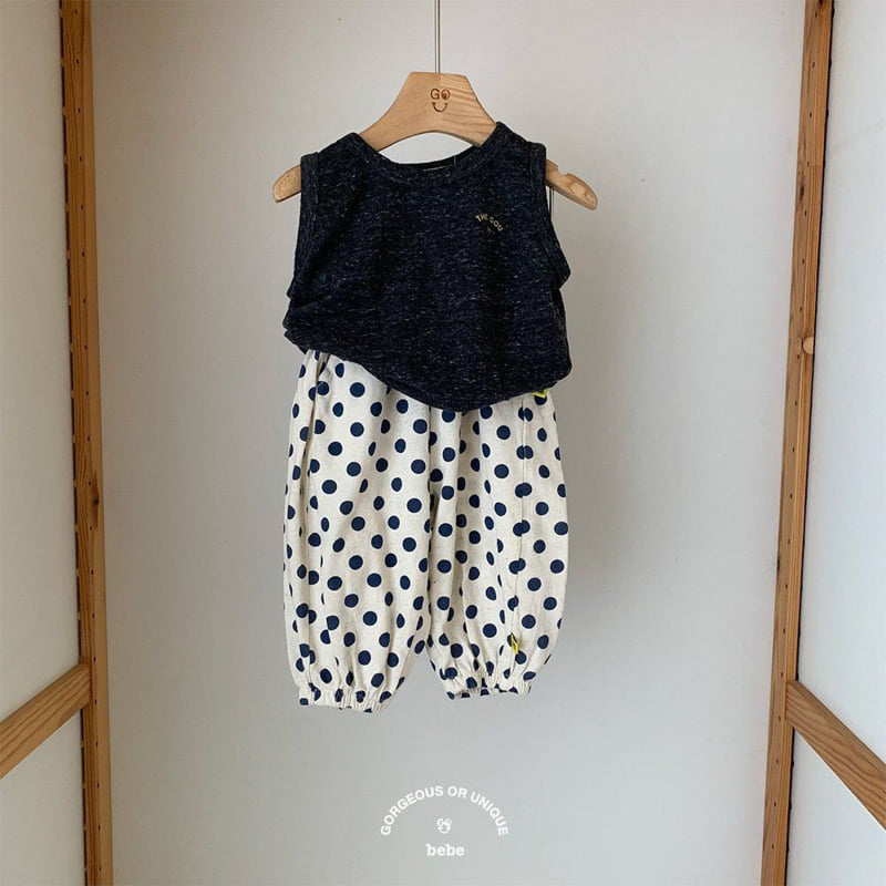 go;u - Korean Baby Fashion - #onlinebabyshop - Bebe Mango Dot Pants - 10