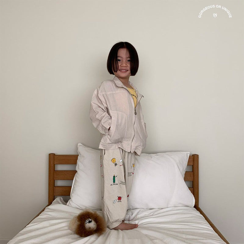 go;u - Korean Children Fashion - #Kfashion4kids - Picture Pants - 11