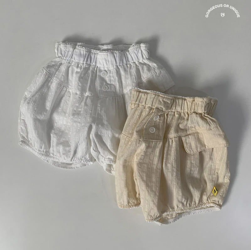 go;u - Korean Children Fashion - #Kfashion4kids - Round Shorts
