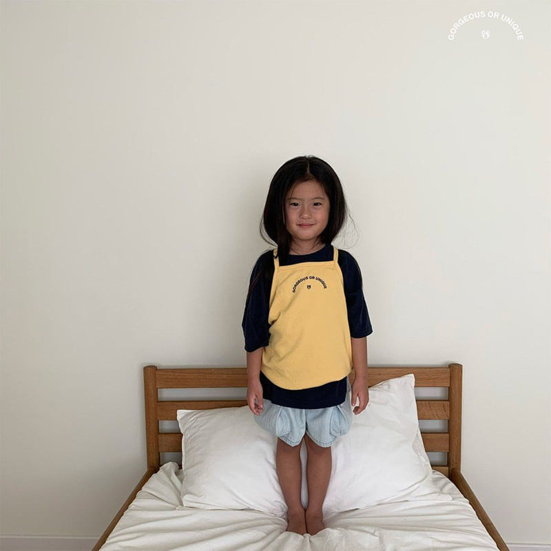 go;u - Korean Children Fashion - #Kfashion4kids - String Sleeveless - 2