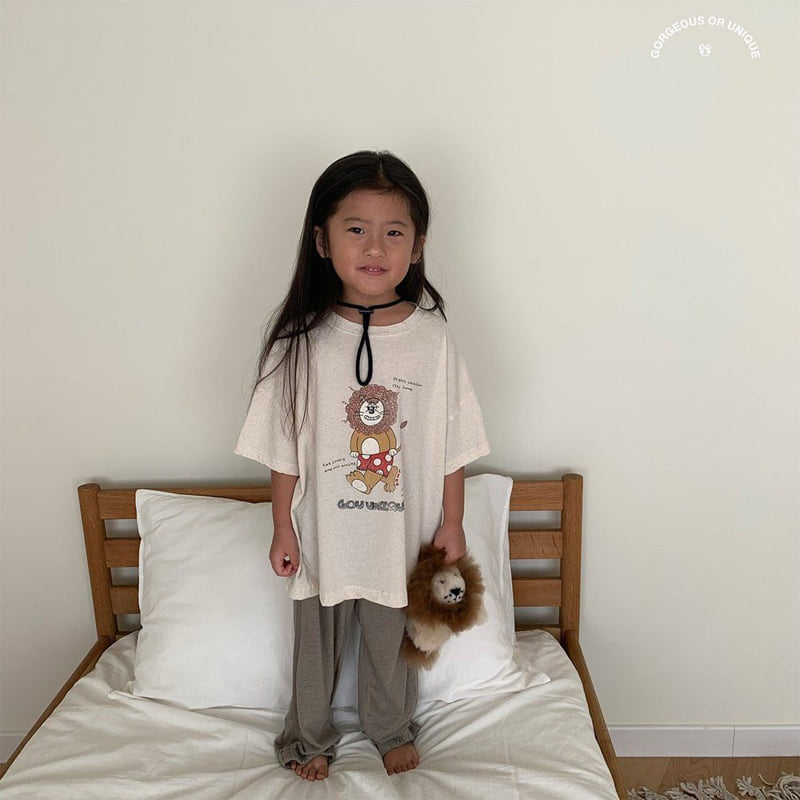 go;u - Korean Children Fashion - #childofig - Lion Tee - 5