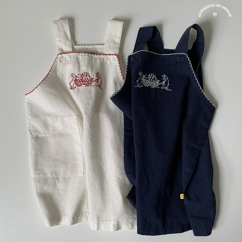 go;u - Korean Children Fashion - #designkidswear - Rabbit Overalls One-piece